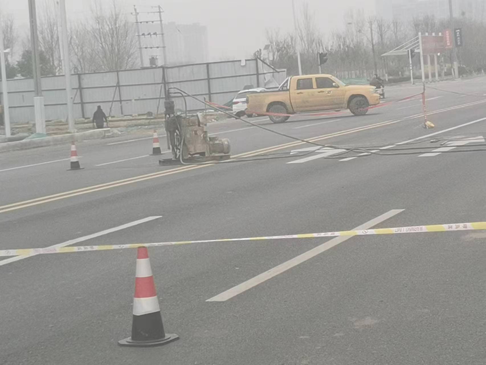 梁河公路路基沉陷注浆